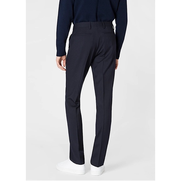 PAUL SMITH Slim-Fit Navy Wool 'A Suit To Travel In' Pants 30 - Picture 3 of 5